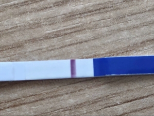 Could this be an early positive test after previous miscarriages?