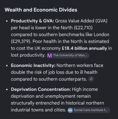 To question whether northerners are actually poorer than southerners ?
