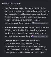 To question whether northerners are actually poorer than southerners ?