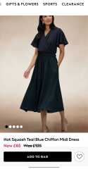 Looking for a navy midi wedding guest dress under £60
