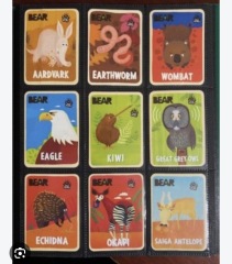 The shittification of BEAR snacks cards / design
