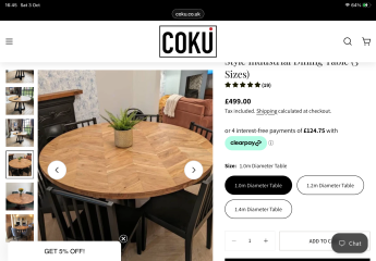 Looking for a table / sideboard combo and struggling with matching colour