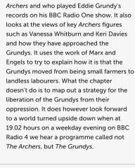 Archers thread #203: It's Affair Cop! Discuss The Archers here.