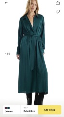 Please help me find a dark dress, for a size 20, apple shape