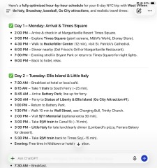 Help me plan a New York trip