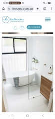 Adding an over bath shower to a double ended freestanding bath