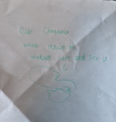 Can anyone identify my lost cat pendant necklace - gift from my child from a charity shop?