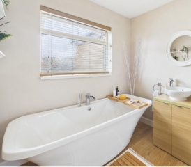 Adding an over bath shower to a double ended freestanding bath