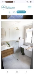 Adding an over bath shower to a double ended freestanding bath